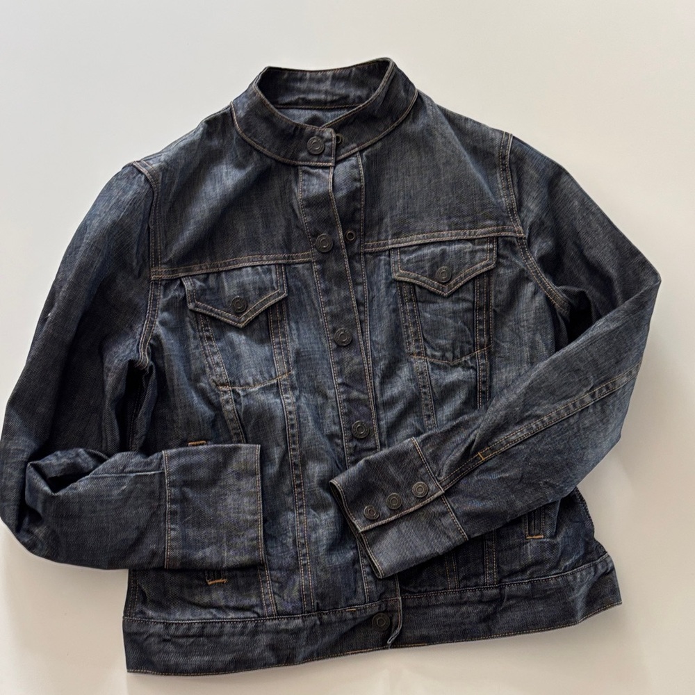 GAP Indigo Women's Moto Jean Jacket